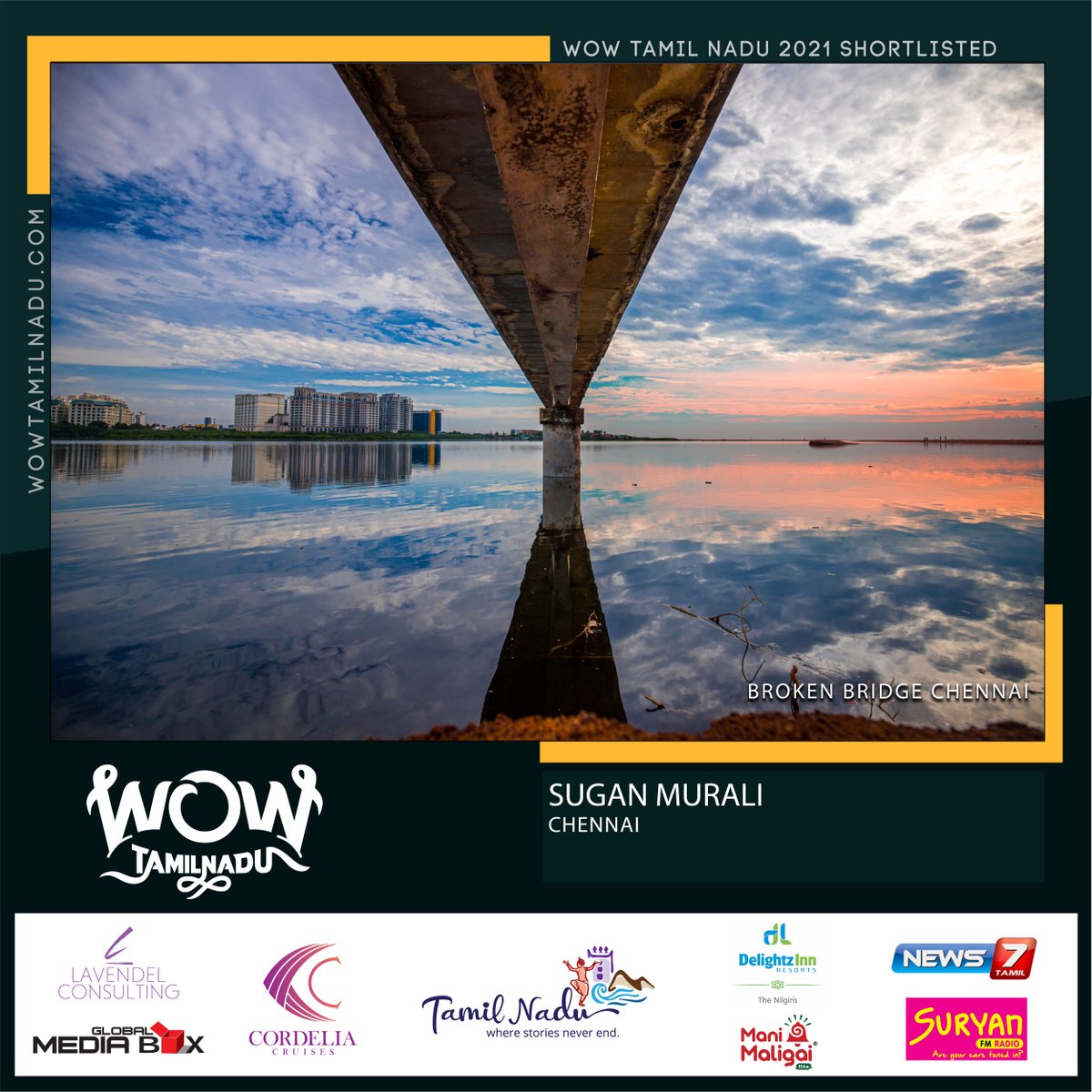 WowTamilnadu's tweet photo. WOW TAMIL NADU 2021 -  Photography &amp; Video Contest On Tourist Experiences and Destinations of Tamil Nadu 
Shortlisted : 184/200 

 #tamilnadutourism @tntourismoffcl @SuryanFM @CordeliaCruises @News7TamilI @globalmediabox @santoshsivan @NatGeoIndia @menongautham https://t.co/YQas6KUlK9