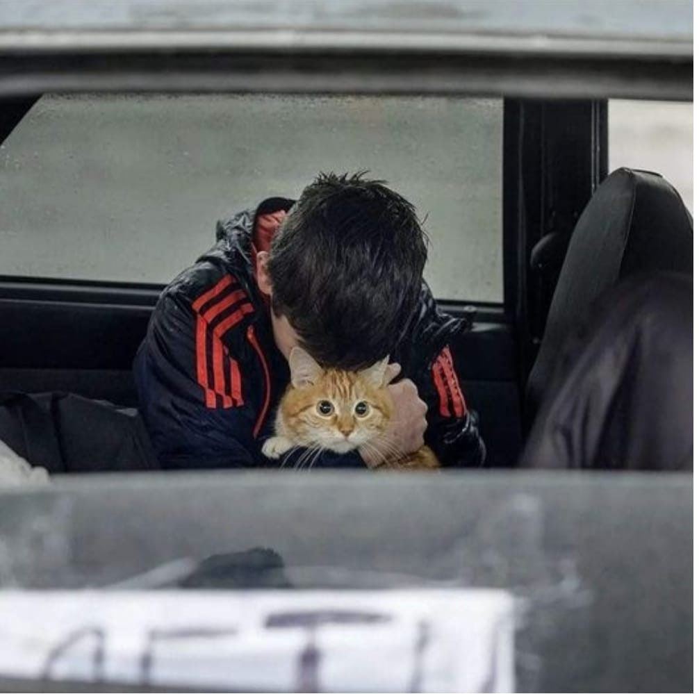 nexta_tv's tweet image. People who were able to escape from besieged #Mariupol.