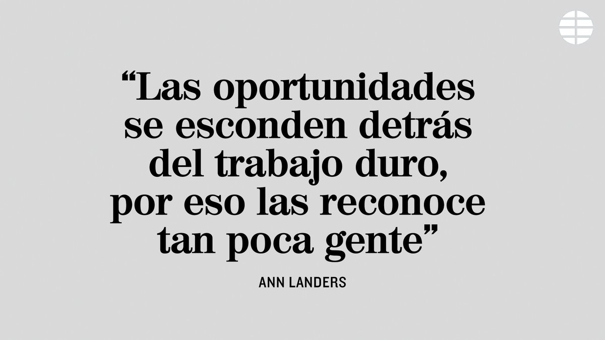 elmundoes's tweet photo. Nuestra frase del día

✍ Ann Landers https://t.co/JEROOGN4jY