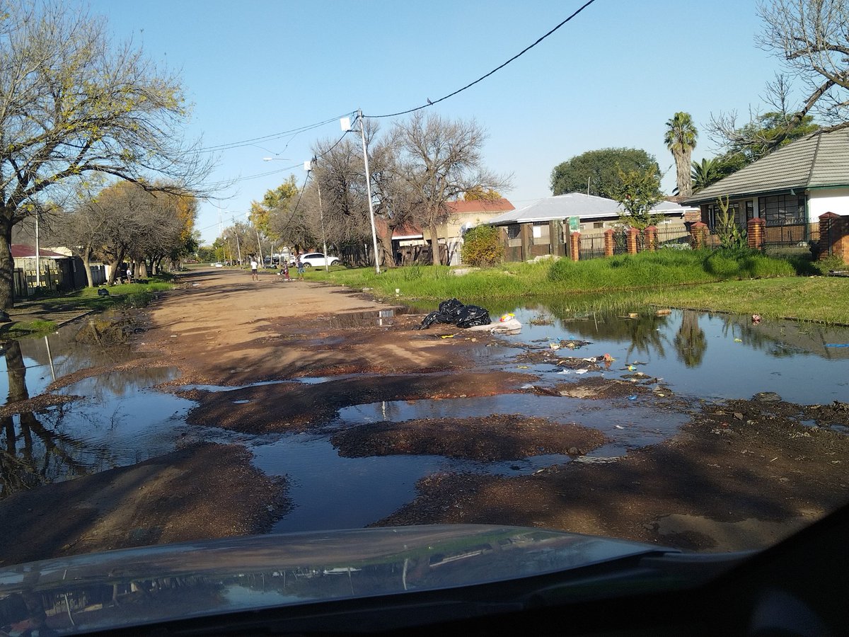 Hofmeyer Street in Vereeniging..... Been like this for more than 6 months