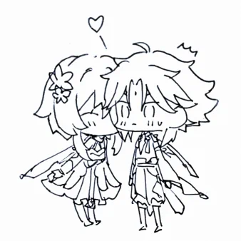 これはただのほっぺちゅーらくがき 