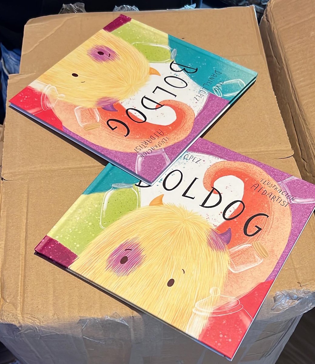 _profedanny's tweet image. Ya ha llegado mi cuento. Si queréis uno escribidme por privado y os cuento 

#boldog #cuento #infantil #claustrovirtual #albumilustrado