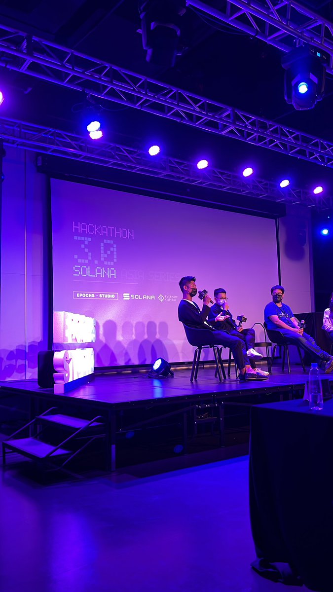SNKRATTCS's tweet photo. Some of our teammates from the attics are at the #Solana hackathon 3.0 today, who’s here too ✌🏾 @solana https://t.co/dGkW1Jsv8c