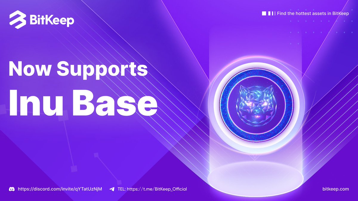 BitgetWalletFam's tweet photo. 🙌#BitKeep now supports @InuBase
👉👉#InuBase is a innovation #DeFi protocol with All-time Highest Fixed APY 2,033,199.56% combined with the #MoveToEarn app makes it Perfect.💥
🌈Now use BitKeep wallet to receive, hold and swap $INUB !
#BitKeepDaily #Inubase #DeFi https://t.co/hNdiAHULS6