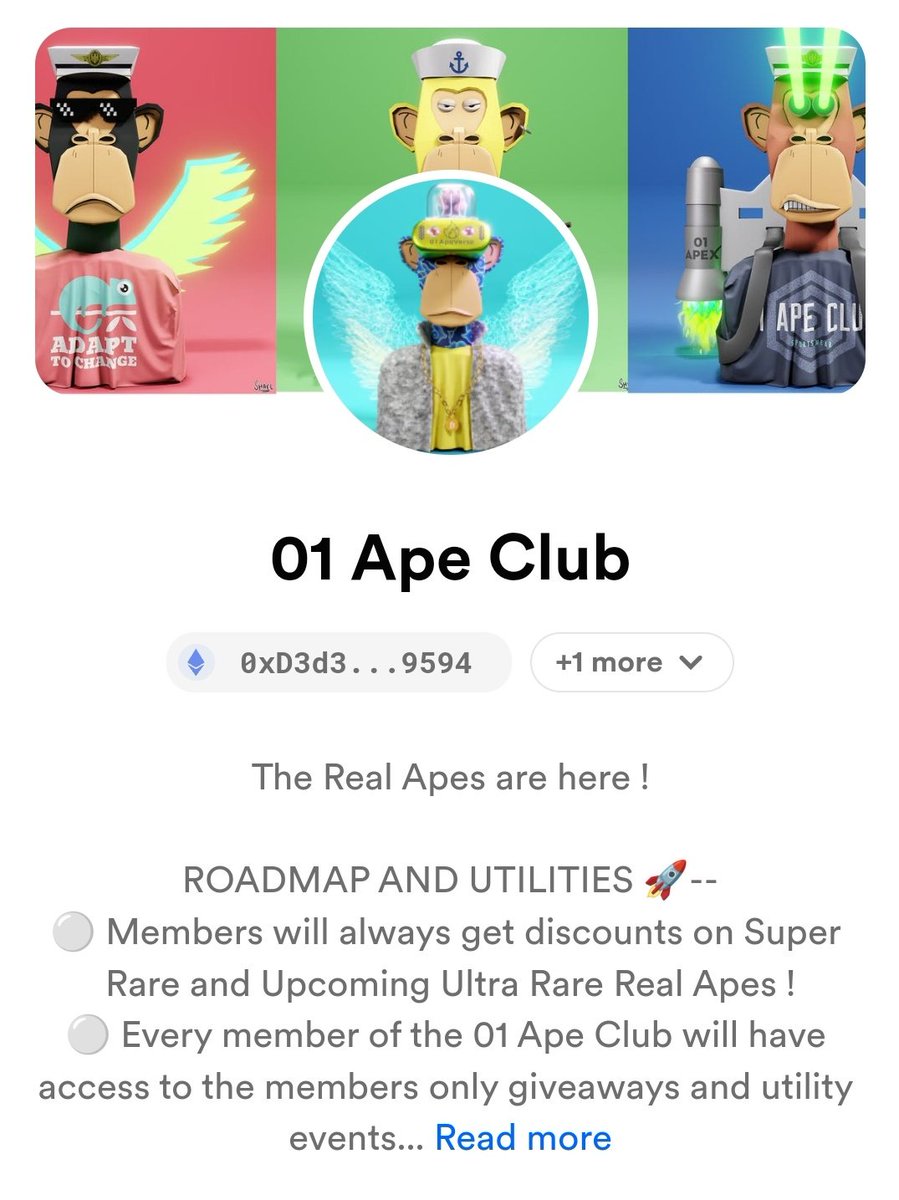 01 Ape Club tweet media