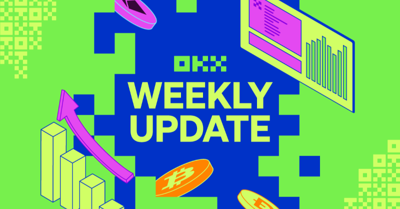 okx's tweet photo. Trending this week at #OKX:

🌟 Announcement: We welcomed #OKX CMO, Haider Rafique 👏
🌟 Launched: New Mystery Box Referral Program 
🌟 Listed: $FITFI @StepApp_ &amp; $FAME @famemmatv 
🌟 Jumpstart Listed: $TAKI @takiapp
🌟 Enabled: $$NYM @nymproject Margin Trading &amp; Swaps

⤵️
