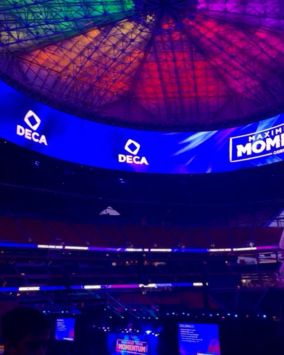 PerryDECA's tweet image. Day 1 of ICDC. DECA conquering Altanta, Georgia. #maximizeyourmomentum #maxmomentum
