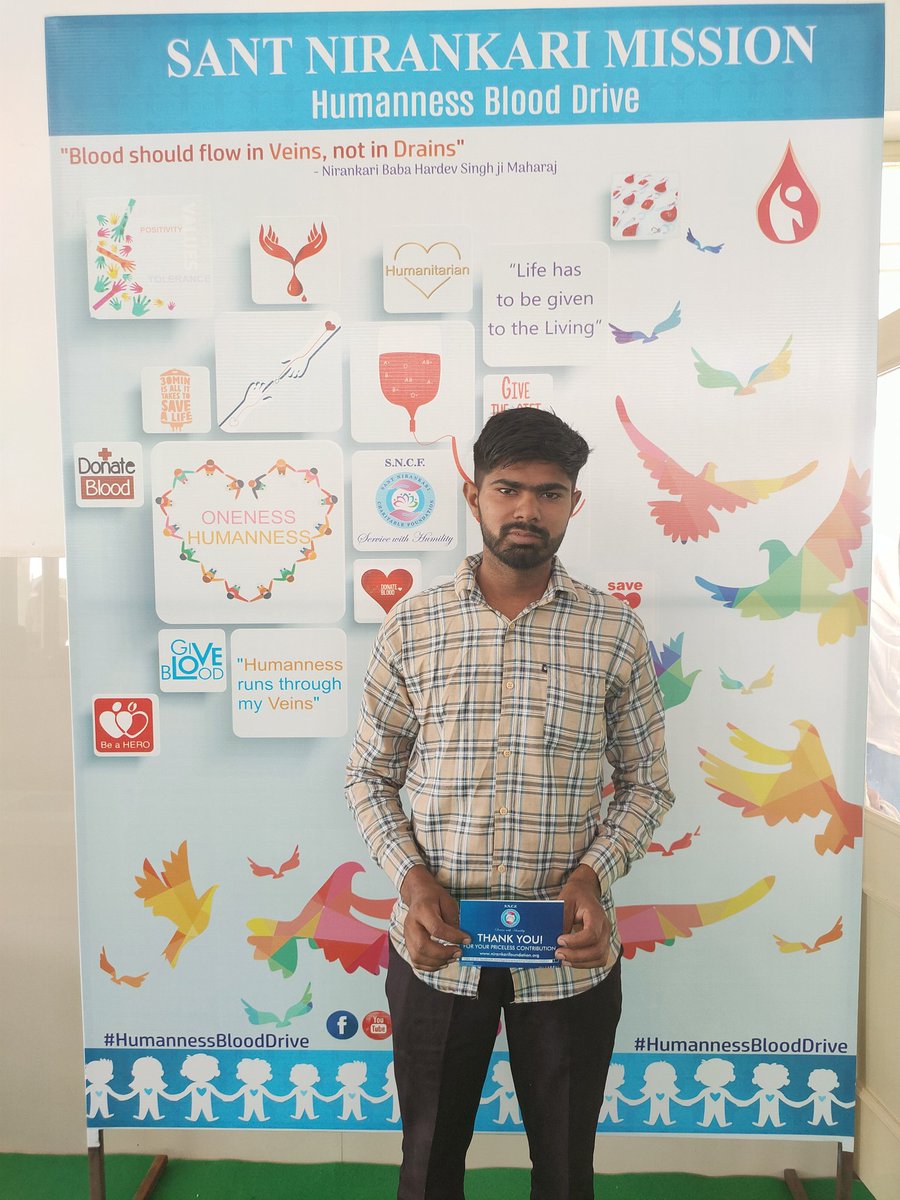ArpitWadhawan3's tweet photo. @santnirankari @sncfoundation 
#HumannessBloodDrive #SantNirankariMission #SantNirankariCharitableFoundation 
#BloodDonation https://t.co/M7IlI62D2S