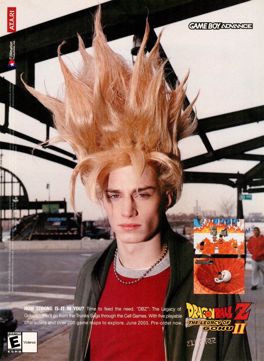 VGPrintAds's tweet photo. Dragon Ball Z: The Legacy of Goku II for Game Boy Advance

Nintendo Power Issue 168 - May 2003 https://t.co/bwPrFPURjM