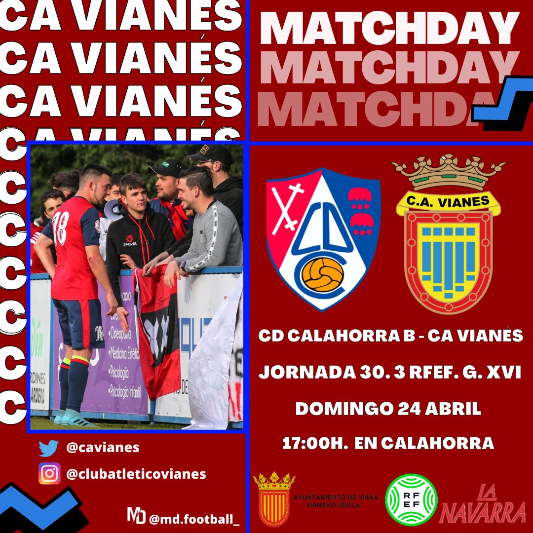 cavianes's tweet photo. #PrimerEquipo || #3RFEF16 🗣️
#UnPuebloUnSentimiento
📅 Domingo 24 de Abril
🆚 @CDCCantera
🕐 17:00 h.
🪧 @iamdanielmd_ https://t.co/BYlbI2Wqqk