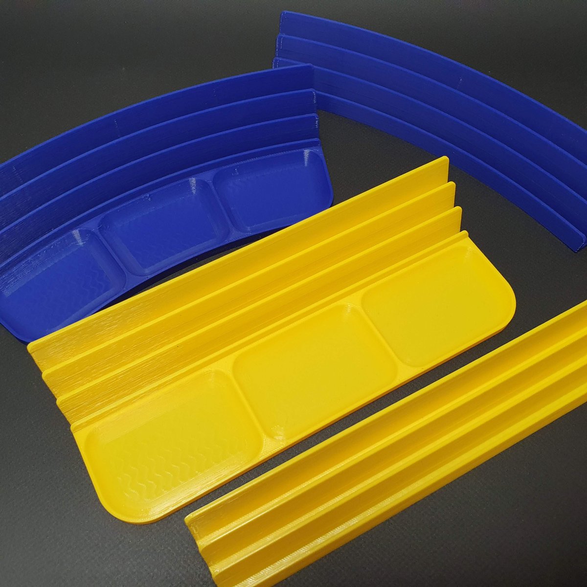 3M 71601 Blue Plastic Squeegee, 5 Piece