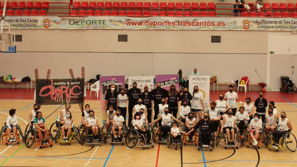 campusrevuelta's tweet photo. Damos por finalizado el II @campusrevuelta . Alrededor de 30 niñas de tres modalidades disfrutando del baloncesto en Tres Cantos. ¡¡ GRACIAS A TODOS !!

@ayto3cantos
 #Tentam @OffcarrE @Atremo3C @BSnRasgos #AlleyOop23 #Kelloggs @femaddi @FEDEDDF @FMDDF @beballternative #Olimpyc https://t.co/kfq1D7sbfM