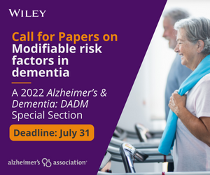 DADM is launching a special issue on Modifiable Risk Factors in Dementia. We are looking for original research manuscripts, thoughtful reviews, and controversies in the field submitted as perspective articles. #DADM #ENDALZ