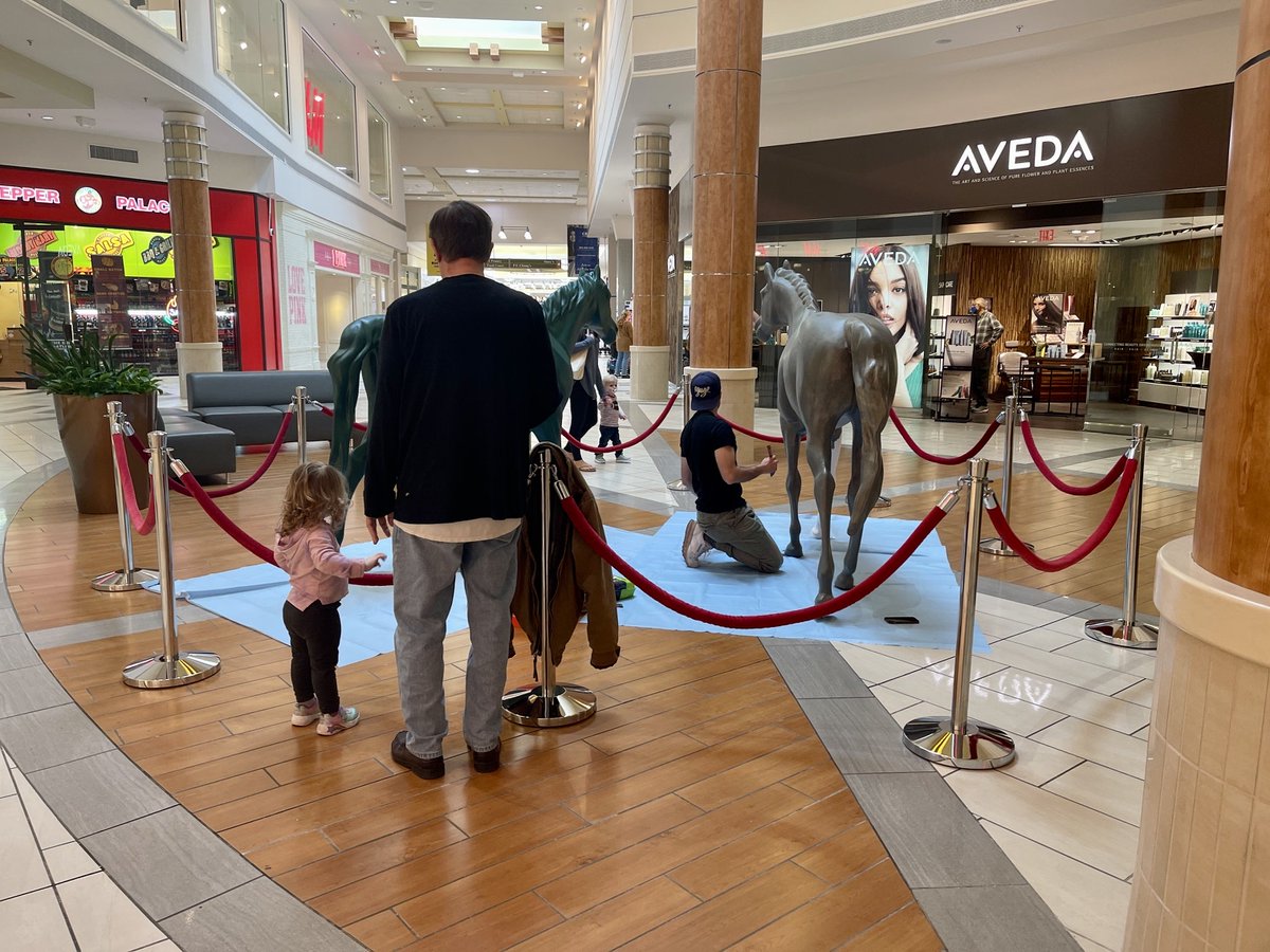 Don’t forget to come see our artist James Anzalone paint “The Wandering Horse” LIVE in Fayette Mall from 4/25-2/28!🐎🎨

Checkout our website for more details: bit.ly/3KIgzvF