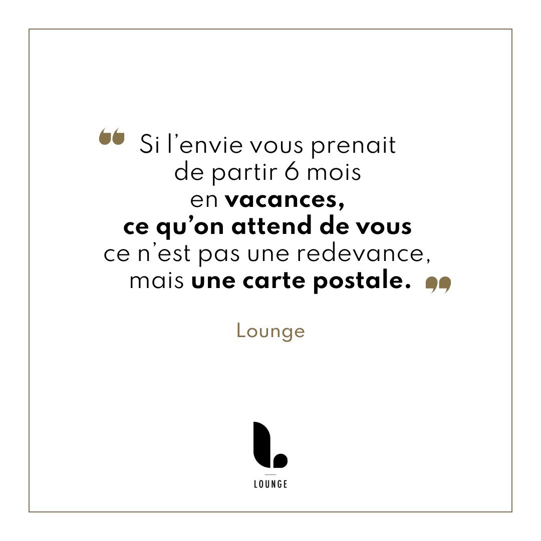 Chez Lounge la course c’est 1€* + de 0-5%* de commission variable ! 

Profiter des vacances… 

*Plus de détails lors des sessions d’information tous les samedis ! 

#mobilité #service #voyage #taxi #profiterduvoyage