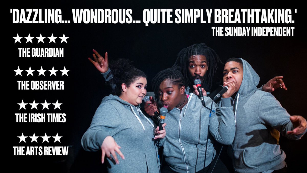 'Dazzling... wondrous... quite simply breathtaking.' - The Sunday Independent. Don't miss the @BACBeatboxAcad show everyone is talking about. Tickets from €15 here: gatetheatre.ie/production/fra… #BACFrank #GateFrankenstein