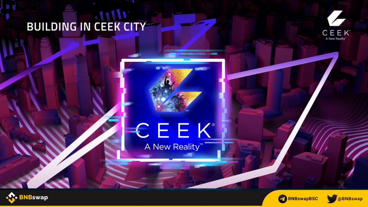 📢 #CeekCity building coming to <a href="/CEEK/">Ceek</a> metaverse - $CEEK land will empower #ceekers to create, own, play, live, hangout with friends, learn &amp; build in the #CEEK #Metaverse.

Land owners will have access to unique experiences, venues &amp; many ways to earn rewards

#CeekLand #BNBswap