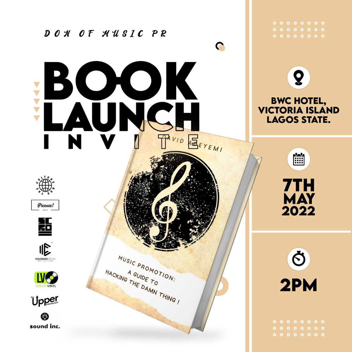 Miiidaey's tweet photo. We are launching a book on #HackingMusicPromotion. Congrats on your launch, @dondave__  
Great job my Friend!!!💪🏾🫡 https://t.co/BtKgzhH5AS