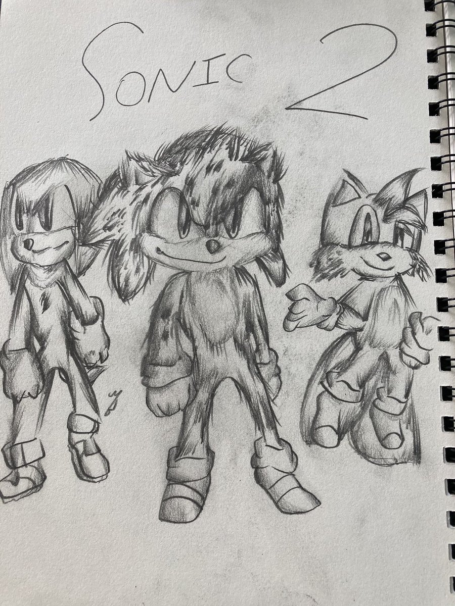 Maisluvsdrawing's tweet photo. Some sketches I��ve been working on over the holidays, I loved this film #SonicMovie2 #Sonic #sonicfanart #art #drawing #sonicart https://t.co/8e6DTcZQIx