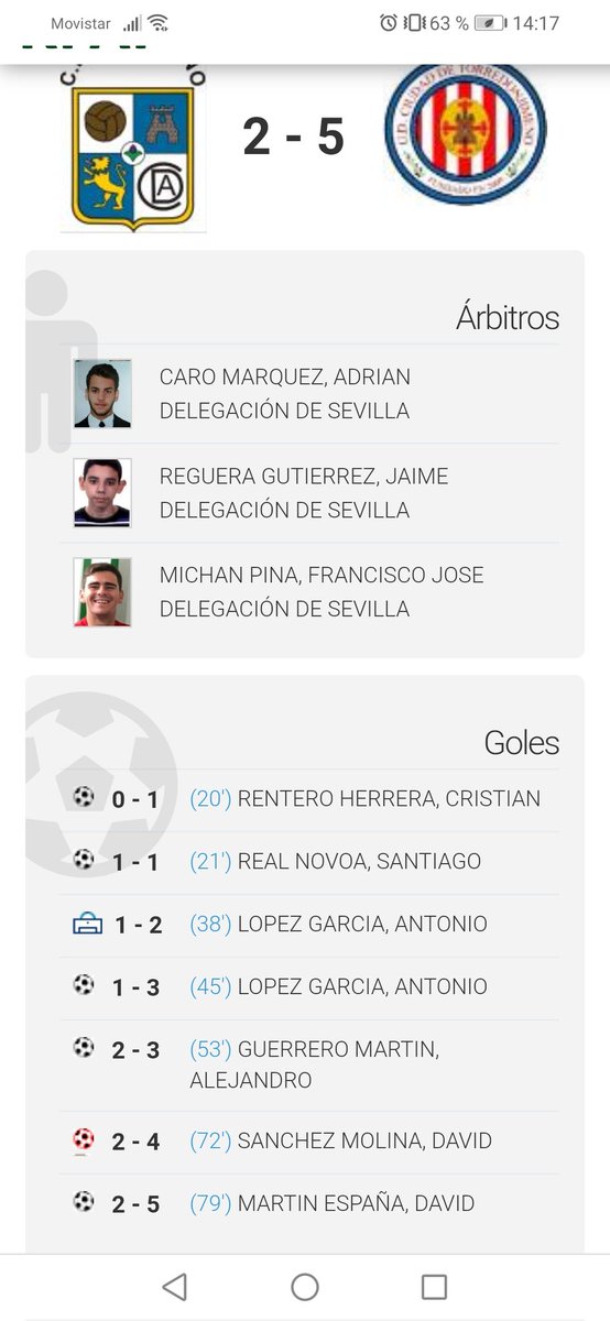 Ultima jornada y duelo directo entre <a href="/SantiReal7/">Santi Real</a> del <a href="/CD_Alhaurino/">Club Deportivo Alhaurino 🇪🇸</a> y <a href="/Daviddmartin10/">彡 David España 彡</a> <a href="/UDCTOFICIAL/">UDC Torredonjimeno</a> con protagonismo para ambos jugadores, el primero autor del primer gol de su equipo  y el 2o con la victoria y el ultimo gol de la mañana . Fin de temporada para ambos. 3RFEF