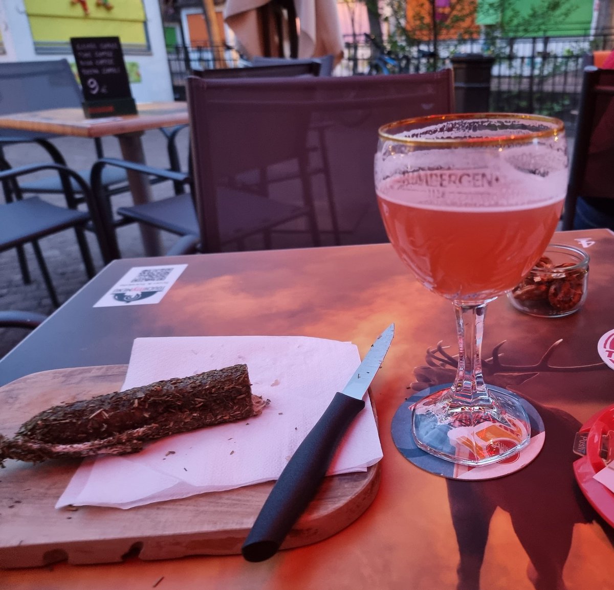 ararewoman's tweet photo. Last night in Colmar. Lots of Easter decorations and some very nice Belgium beer.
Today is 100% 🌧. Some change to plan necessary... https://t.co/sEfewvOZbr