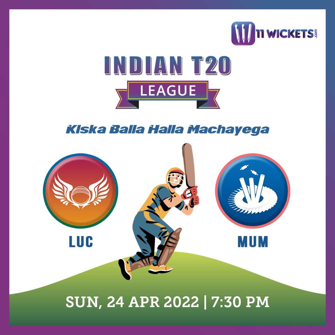 Will Mumbai be robust in their campaign and secure a win against the undefeated Lucknow?
Make your teams & Join Indian T20 League @ 11Wickets 👉 11wickets.sng.link/Dfcpe/eueu 

#11Wickets #OwnYourTeam #IndianT20League #T20 #T20League #Cricket #MumbaivsLucknow #MatchDay #Sports