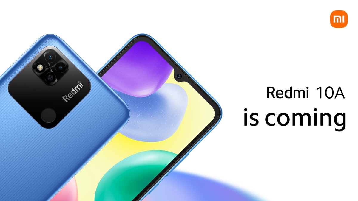 Get ready for our brand new #Redmi10A! 😎