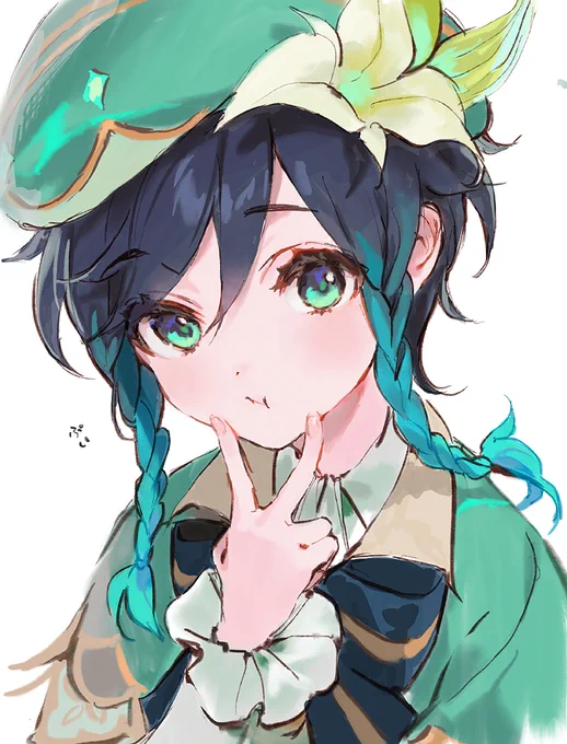 愛
#原神 #venti 
