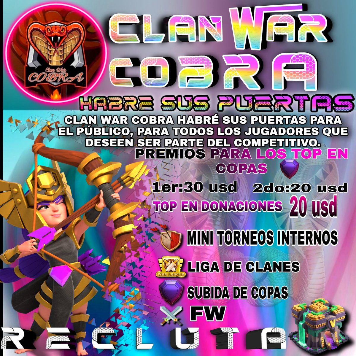 Trabajanfo con el clan cobra