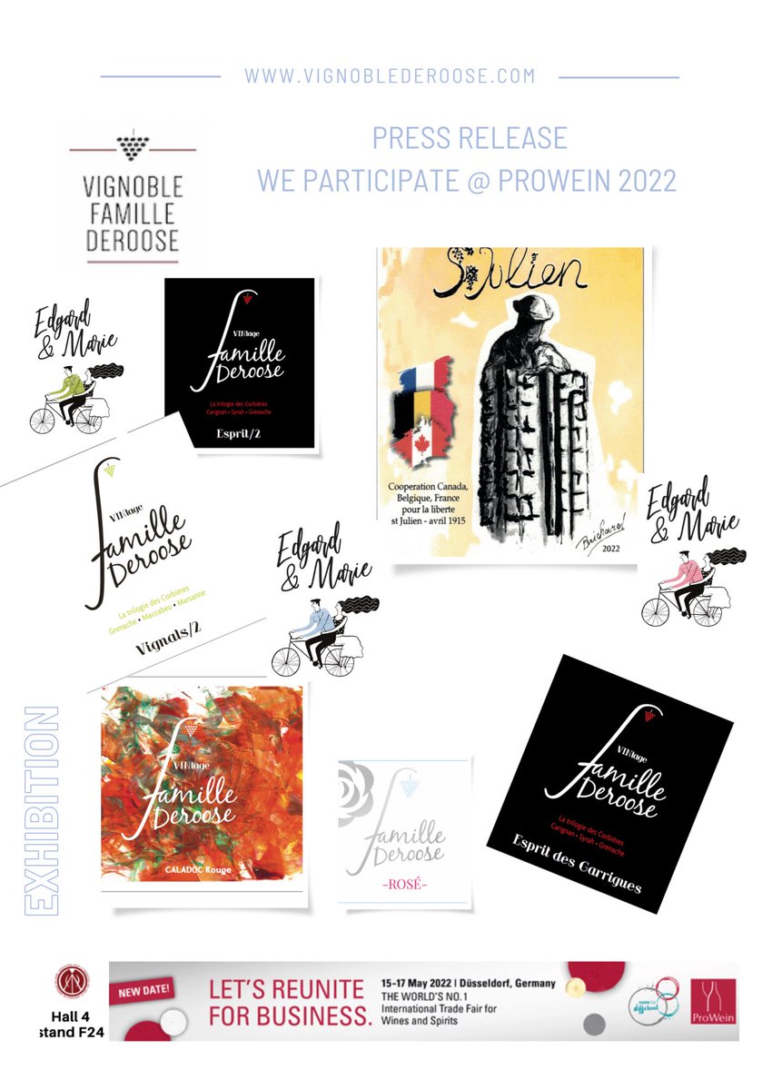 We will be @ ProWein 2022 Düsseldorf !!