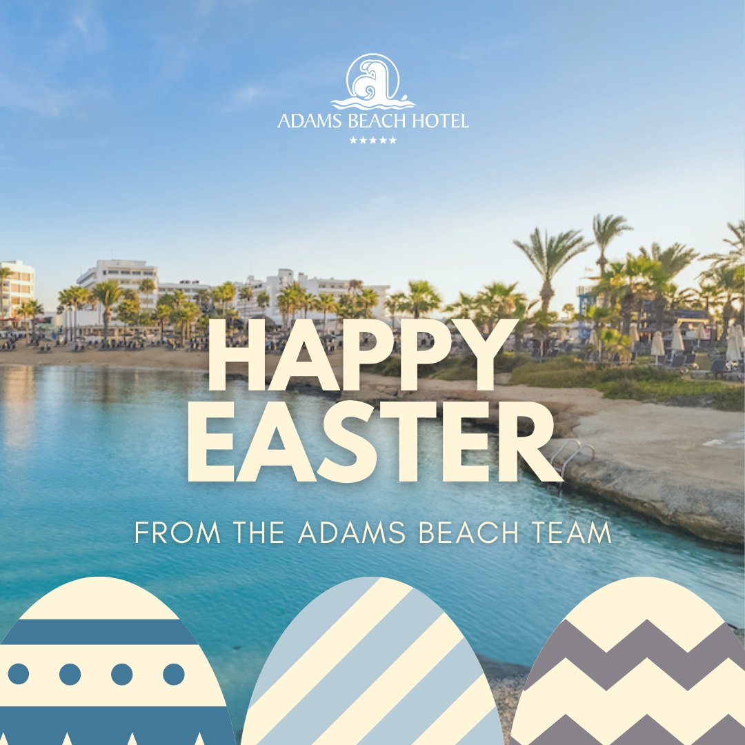 AdamsBeachCy's tweet photo. Happy Orthodox Easter! 

#easter #orthodoxeaster #adamsbeachhotel #visitcyprus #ayianapa #beachhotel #sparesort https://t.co/y30iIXpTDX