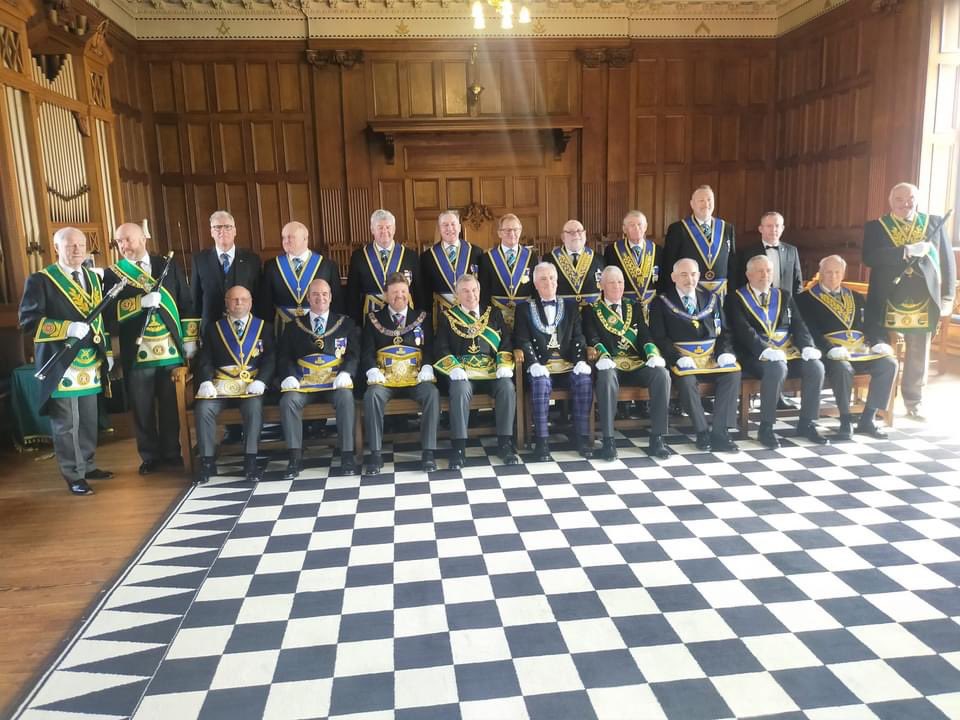 <a href="/WarksFreemasons/">Warwickshire Freemasons</a> meet <a href="/ScotsMasons/">Scottish Freemasons</a> to help celebrate Lodge of Aberdeen No 1 ter (tertiary) rededication of their 350 year old lodge. A splendid day had by all. 11am start to a 1am finish - a wee drop of the amber bead along the way. Their Mark book has names going back to 1670