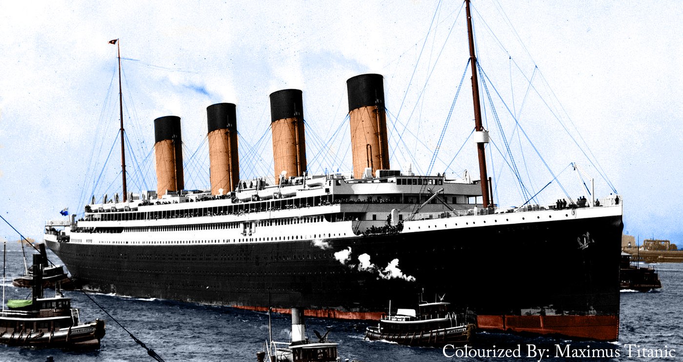 Rms Titanic In Color