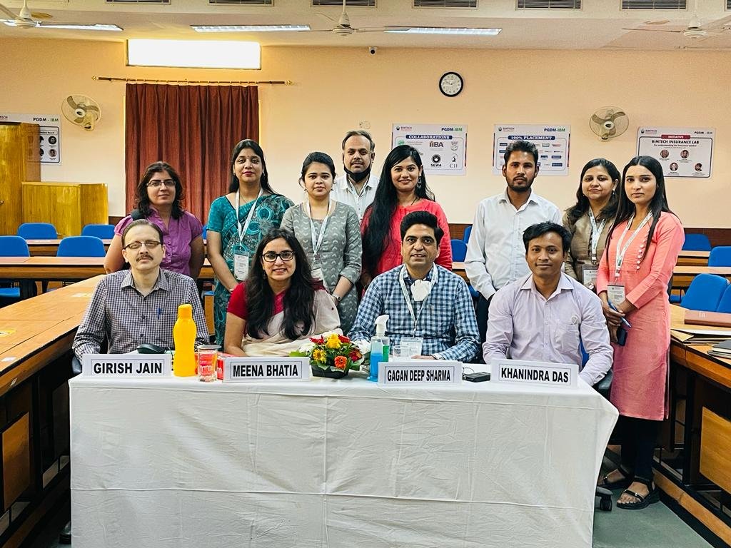 Economics &amp; Finance panel with the scholars. The doctoral consortium at <a href="/BIMTECHNoida/">BIMTECH</a> was part of  Responsible and Resilient Business Research Conference 2022, April 22-23. <a href="/directorBIMTECH/">Prabina Rajib</a>