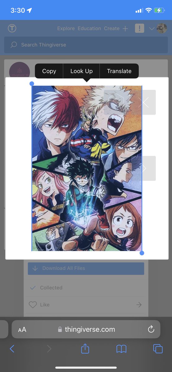 SleepyVetTech's tweet image. This is what I would call an error in translation.  I’ll probably have to swap out my green GITD filament for my blue. I’m hoping to have several of the made before Expo. Have a good night, y’all. Bed time. #3Dprinting #MyHeroAcademia #failedprint