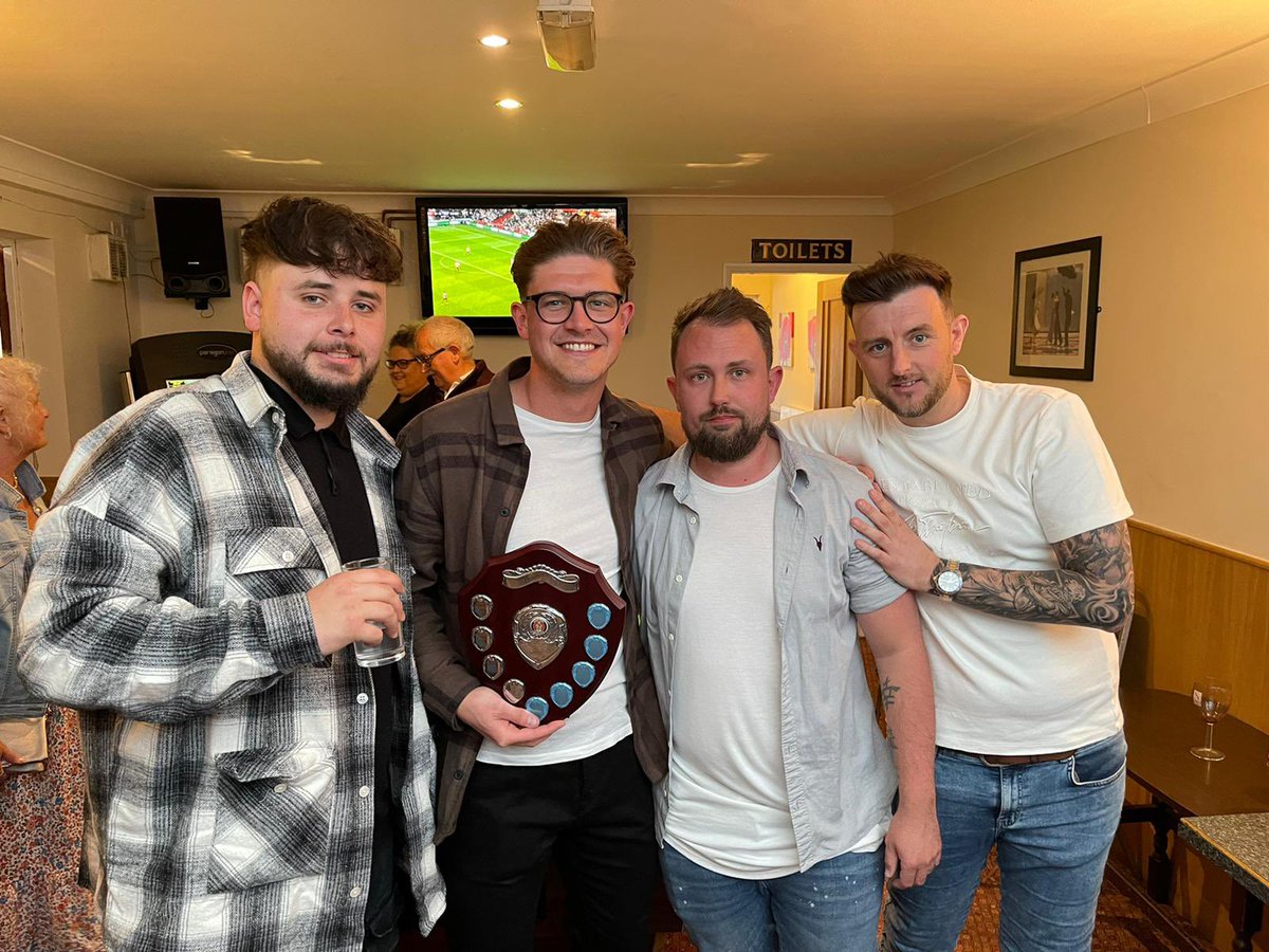 And MANAGERS PLAYER OF THE YEAR. This lad walked through the door last summer having not known a soul and his heart and desire to fight for us and the club has been second to none, his attitude is exemplary. Well done Aaron Northmore. (Sorry for looking sad, bad timing)