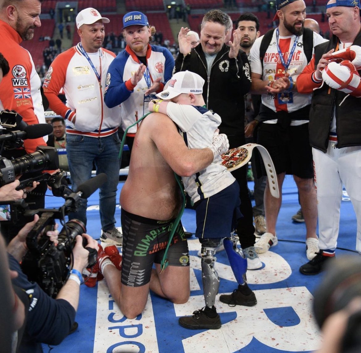 I Came I Saw I Conquered 👑🥊 Thank you Wembley, We Made History! God Bless You All, My Family and My Team. All Glory Be To My Lord and Saviour Jesus Christ #GypsyKing