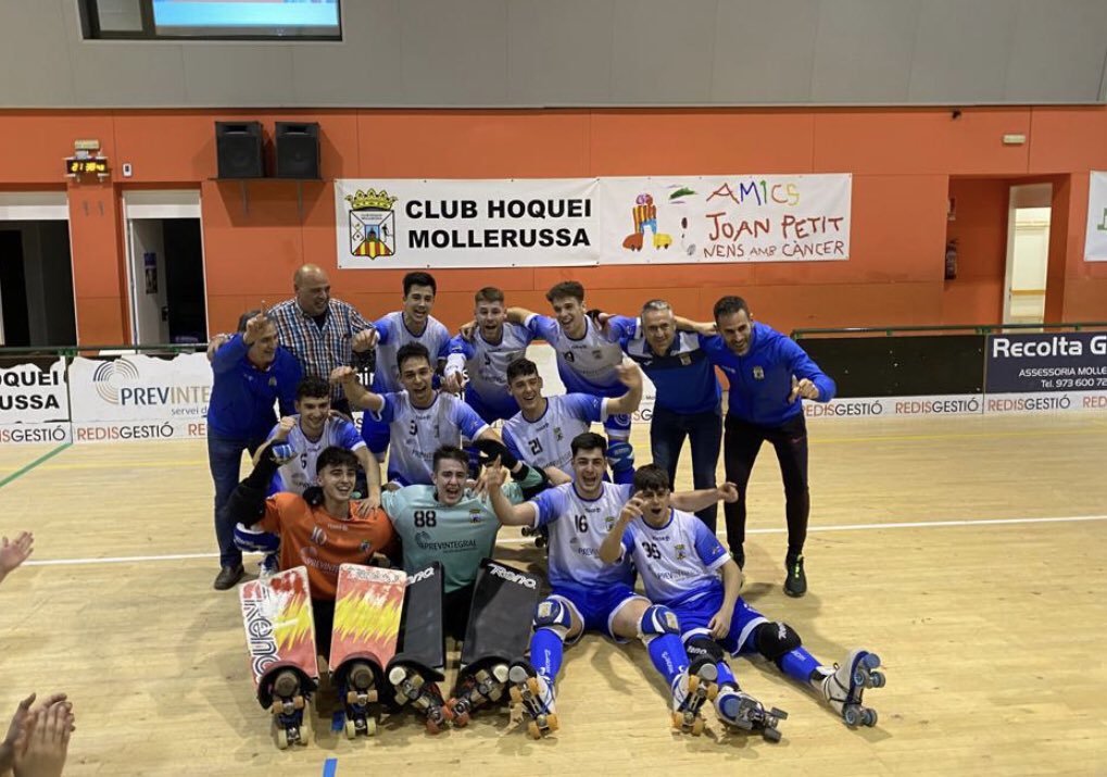 El <a href="/CH_Mollerussa/">C.H. Mollerussa Previntegral</a> puja a 1aCat a falta d’una jornada. Segon ascens consecutiu. 👏👏👏👏 #somdeprimera
