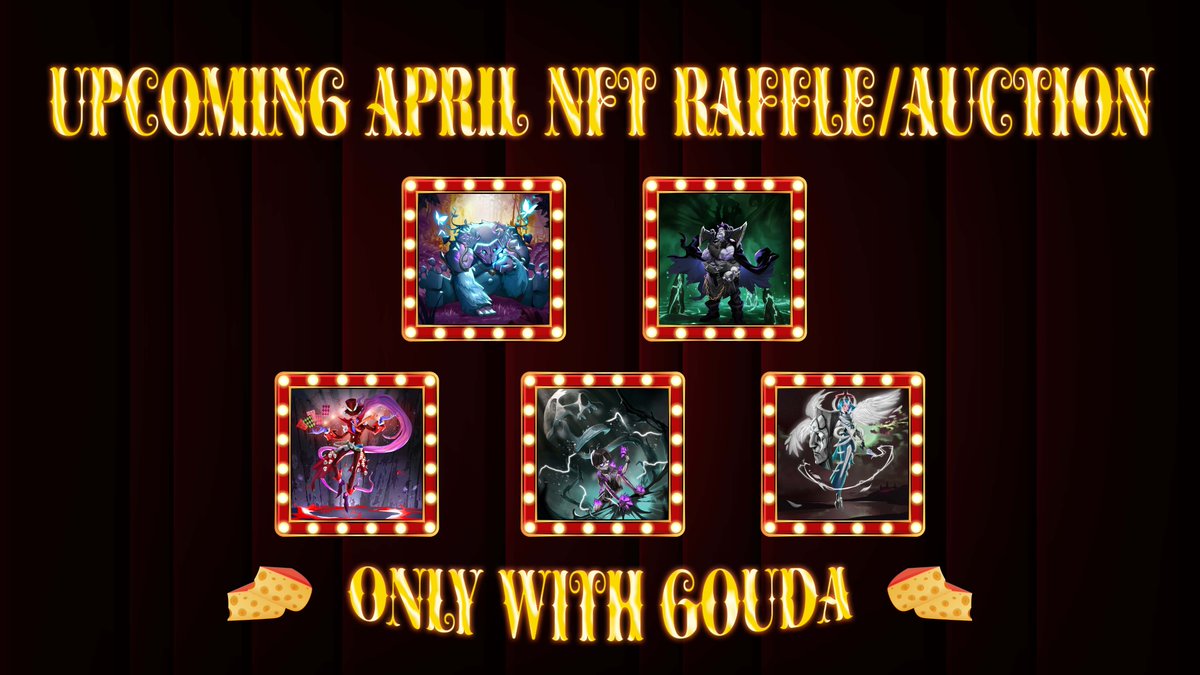 MadMouseCircus's tweet photo. Ladies and Gentlemen 📢

We are approaching to the release of our Gouda Slot Machine on April 28th 👀

These 5 @ClementinesGame will be in the April Raffle and Auction. Only GOUDA🧀is accepted to participate.

🎉 SHOW TIME 🎉 https://t.co/bh5GkpsK7o
