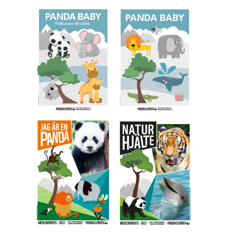 Presenttips! <a href="/WWFSverige/">VärldsnaturfondenWWF</a> har vidareutvecklat #Pandaklubben bl.a. med medlemsbevis som passar olika åldrar. Jättefina t ex vid barns födelse att rama in &amp; ge bort. Ett ”livets träd” planteras på Borneo, förmåner i form av gratis inträden &amp; rabatter, mm. wwf.se/stod/bli-medle…