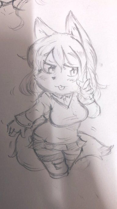 休憩中の暇つぶしデフォルメ絵 