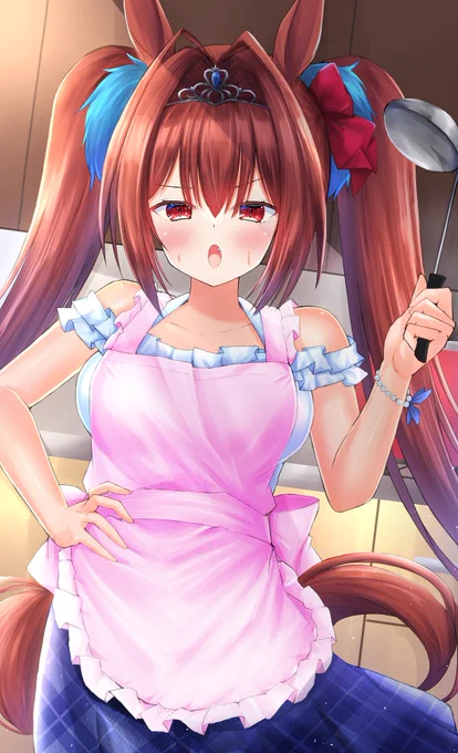 毎朝起こしにきてくれるダスカ
#ダイワスカーレット 
#ウマ娘 