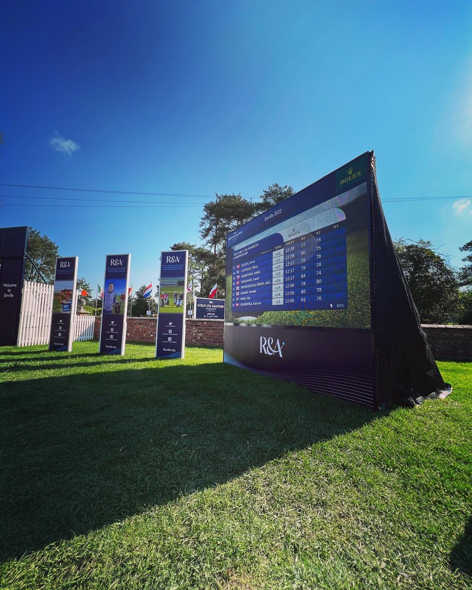 Final day of our first event of the year! 🏌🏼‍♀️⛳️ Always a pleasure to come back to <a href="/EnvilleGolf/">Enville Golf Club</a> - amazing course and hospitality to match! 😍

#girlsgolf #randa #enville #events