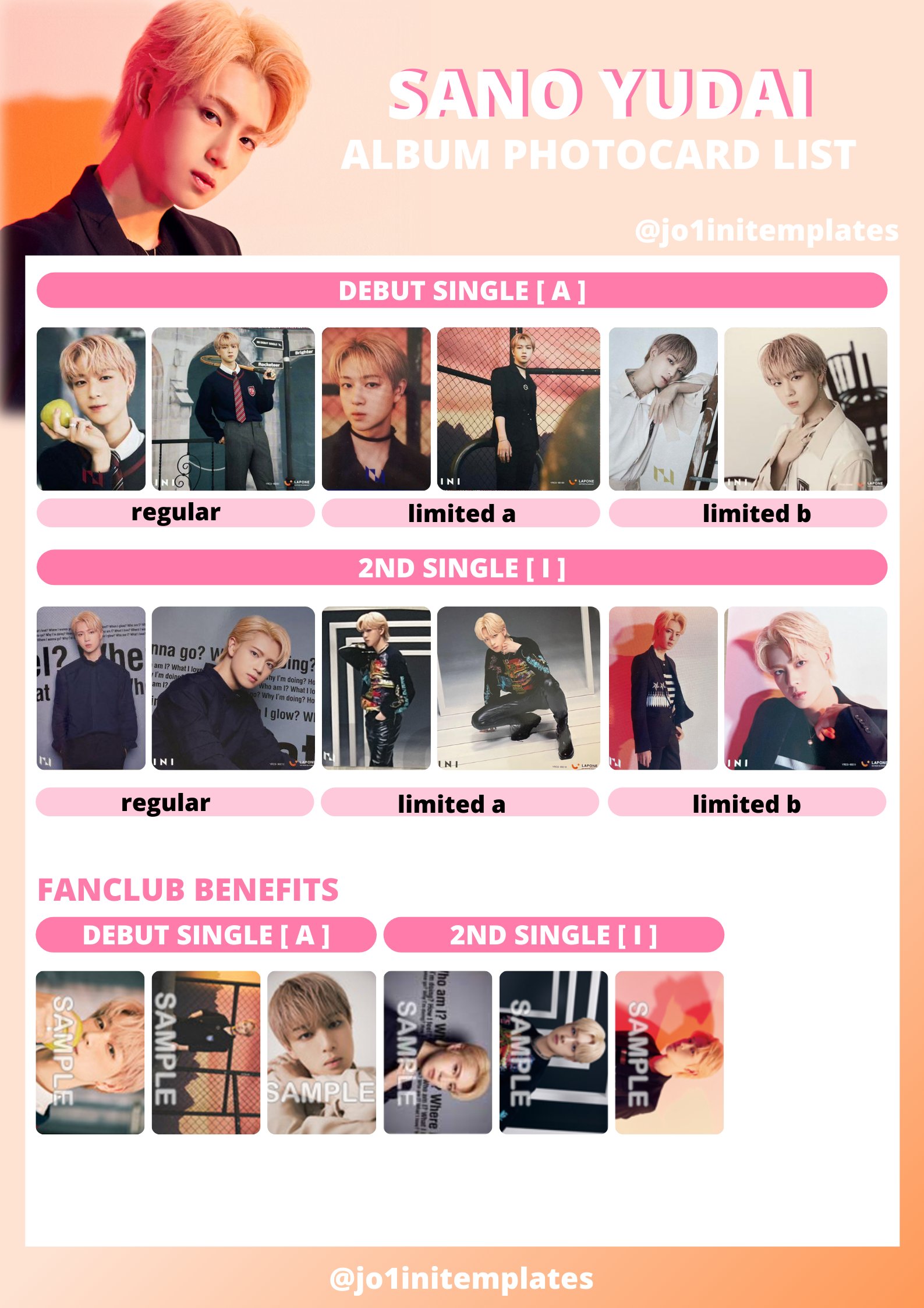 JO1 & INI Templates | JO1と INI 一覧表 (@jo1initemplates) / X