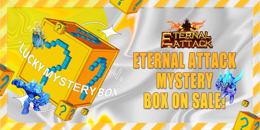 💥BREAKING

Eternal Attack mystery box are on sale now!!

Purchase:👇
metaease.io/eternal-attack…

😈 Get your powerful hero &amp; start to fight!
#GameFi  #P2EGame #Blockchain #NFTgaming