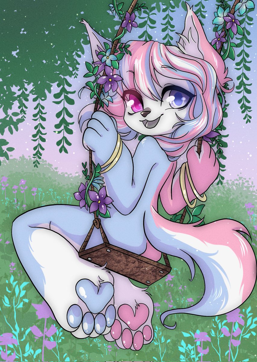 Viodino2's tweet photo. Spring YCH for @SestraTheArctic 💕

#furry #furryfandom #furrykemono #kemonofurry #furryart #furryartist #ych #yourcharacterhere #Spring #springych #Digital #digitalart https://t.co/Olaahi8faz