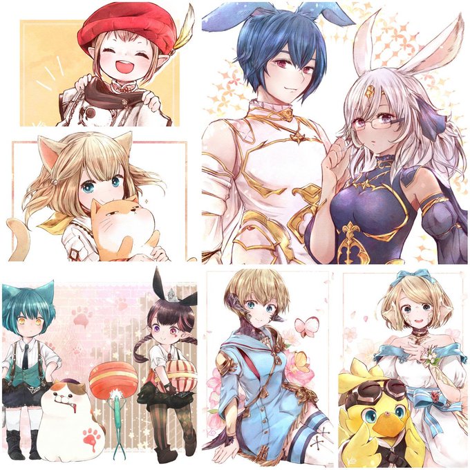ゆるっと更新しています✐☡ ⋆*🍀

#メンテだしとにかくあなたの絵が好きって思ってくれるひとと出逢うために自分の推しイラストをそっと置いておく #FF14 