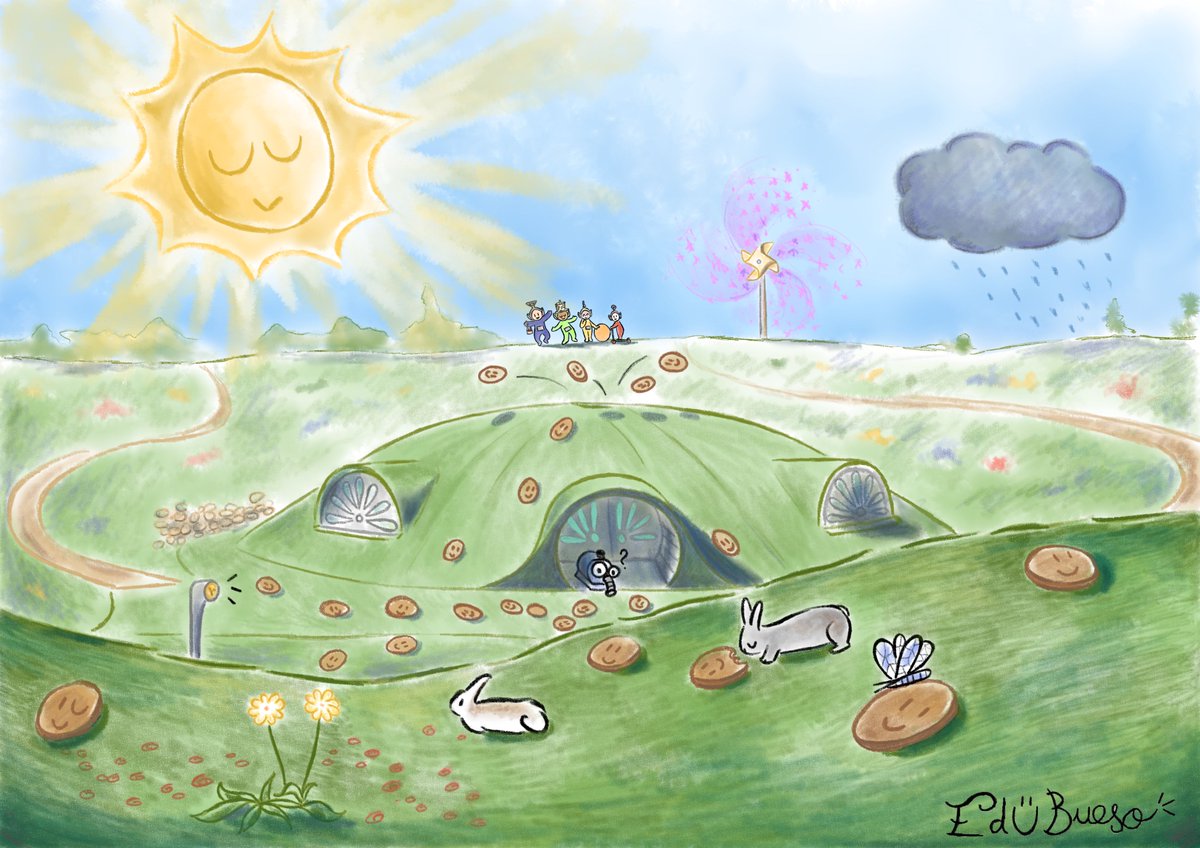 edu_bueso's tweet photo. 25 aniversario de los Teletubbies.
#art #illustrator #Teletubbies #25anniversary #anniversary #fanart #wildrain #ragdollproductions https://t.co/o0vYOQ2faM