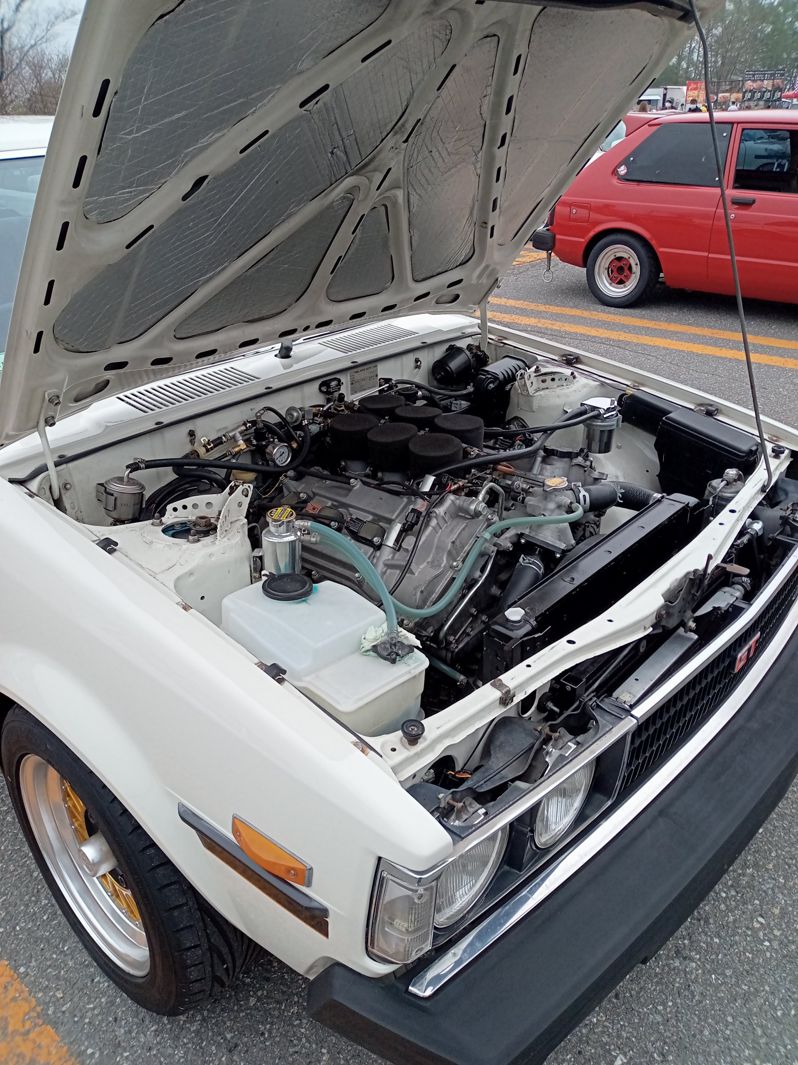 ダック V6 3 5lのカローラを発見 羊の皮を被った狼かな 第二回富士見自動車博覧会 カローラ Toyota エンジンスワップ 旧車イベント T Co Jqfvawllb3 Twitter