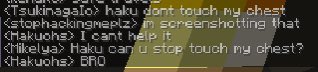 IIICSquad's tweet photo. Haku harassing the members caught in 4K by Leon 😔

IIIIC Minecraft @MikelyaVTuber channel LINK BELOW✨ https://t.co/WOvTqxtYF2
